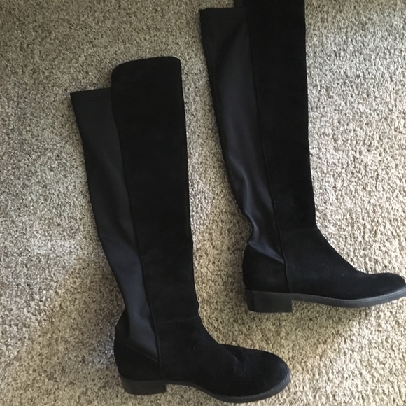 blondo boots black suede